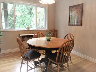 Eat-in kitchen dining area.