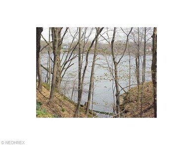The small cove on the south side of the property.