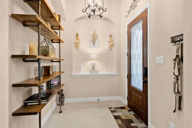 Foyer has a welcoming feel to it