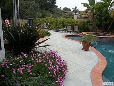 landscaping around pool