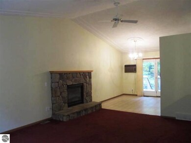 Large rear deck of the dining area
