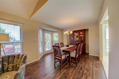 Dining Room has a bay door area and a cove to fit your hutch perfectly!