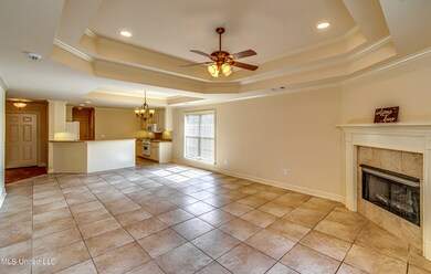 living room to kitchen overview