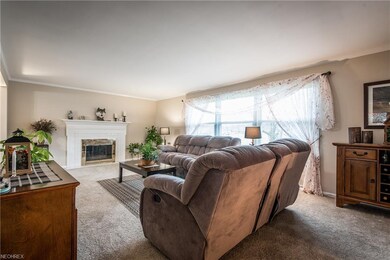 Large picture window for natural lighting