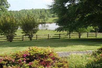 Beautiful pond view from front porch!  It's stocke