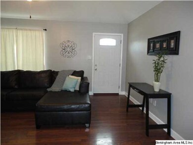 Entry into Great Room with Hardwoods