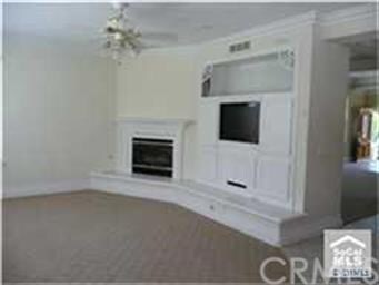 The family room is complimented with custom built 