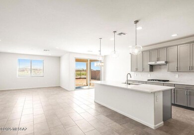 Kitchen facing Backyard