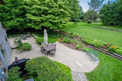 Lush landscaping