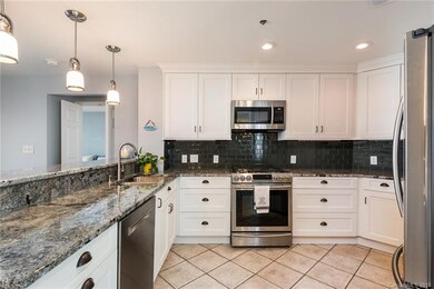 New kitchen, custom cabinets, stainless appliances