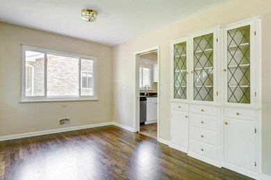 Built-in china cabinet