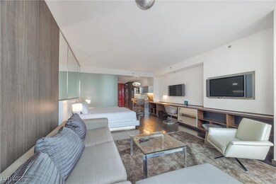 Bedroom with wood finished floors