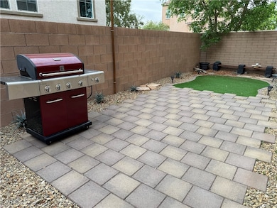 View of patio / terrace with fence and area for gr