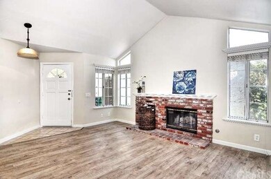 Open Floor Plan with vaulted ceiling
