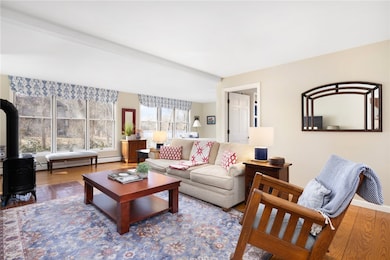Sun-filled southerly facing family room was added