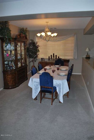 Formal Dining with Granite Serving Bar