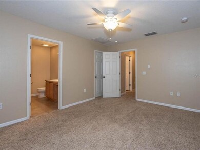 Master bedroom has an en suite bath attached.