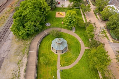 Aerial View of Riverside Park Directly Across the