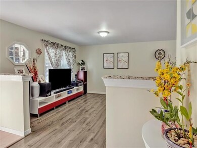 Looking toward spacious family room.