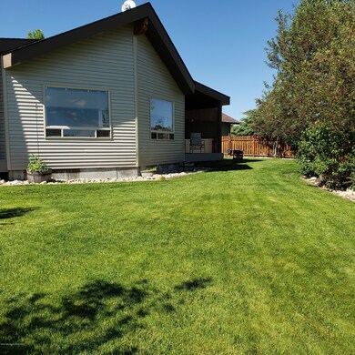 beautifully groomed Back Yard