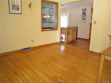 Formal Dining Room with Built-in Cabinet