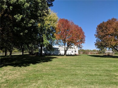 Beautiful backyard with huge outbuilding