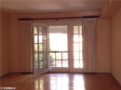 Living Room - Parquet floors and French doors dist