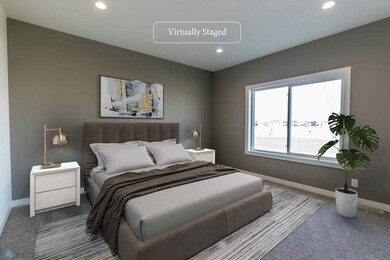 Virtually Staged Primary Bedroom