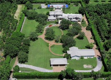Estate Property - Front Aerial View