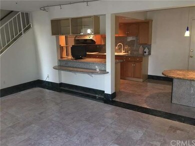 Living room and kitchen