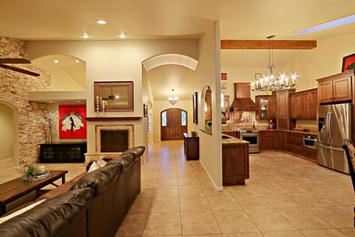 Family Room and Kitchen