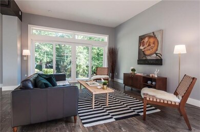 The living area was designed to promote the accept