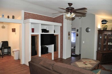 Built in entertainment center.