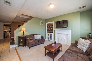 This is the view into the living room as seen from