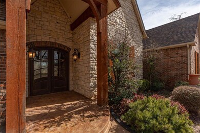 Entrance to property with french doors