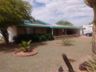 front  of house from east