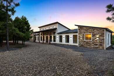 View of back house at dusk