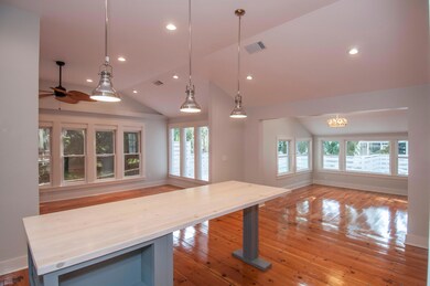 Kitchen Island to Living and Dining