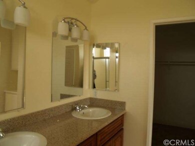 Master bath has new upgraded cabinets, upgraded counter-tops, upgraded sinks, lighting and an abundance of closet in this walk-in closet. Tub and shower are separate and 