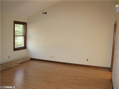 Dining Room - Area with laminate floor, vaulted ce