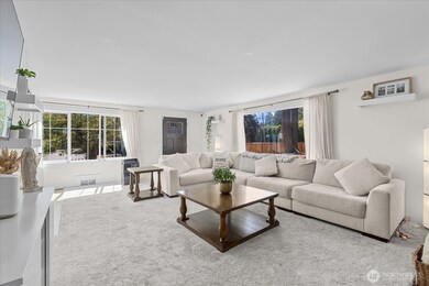 Living room, lots of natural light