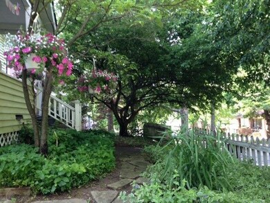 Front yard garden path