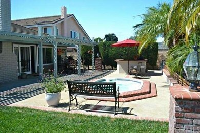 Backyard with Spa and Built-in BBQ