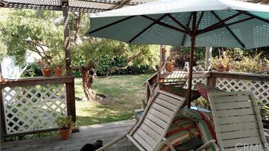 Wood patio deck viewed from the 3rd bedroom
