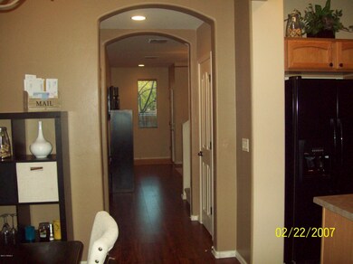 Hall leading to living room