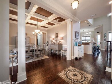 Foyer:tile inlay r &custom trim-work/molding in DR