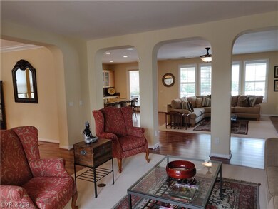 Living Room: Archways bring in sunlight from the f