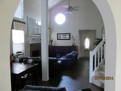 View of Living Room from Breakfast Area.