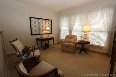 Sectioned off sitting area of Great Room