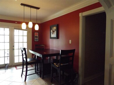 Breakfast/Dining area that looks out to backyard